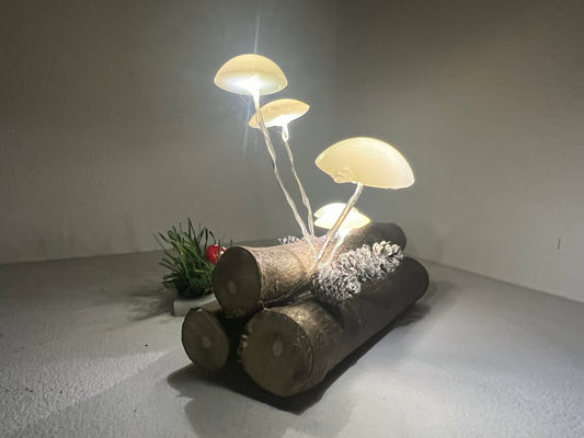 Model 4 - hand made mushroom lamp